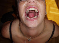 Chubby mature lady getting